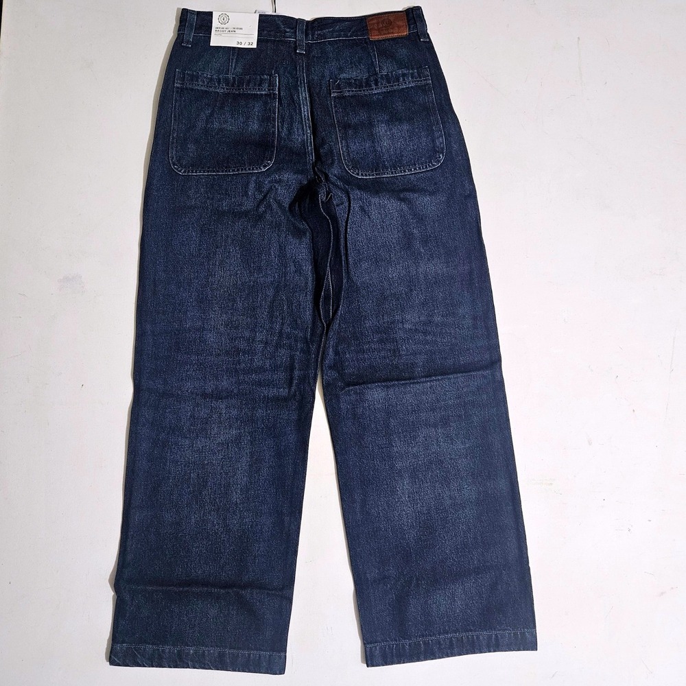 American Eagle x Tru Kolors Baggy Jean Navy Marine EasyFlex 30x32 NWT 7378-410 - Picture 2 of 7